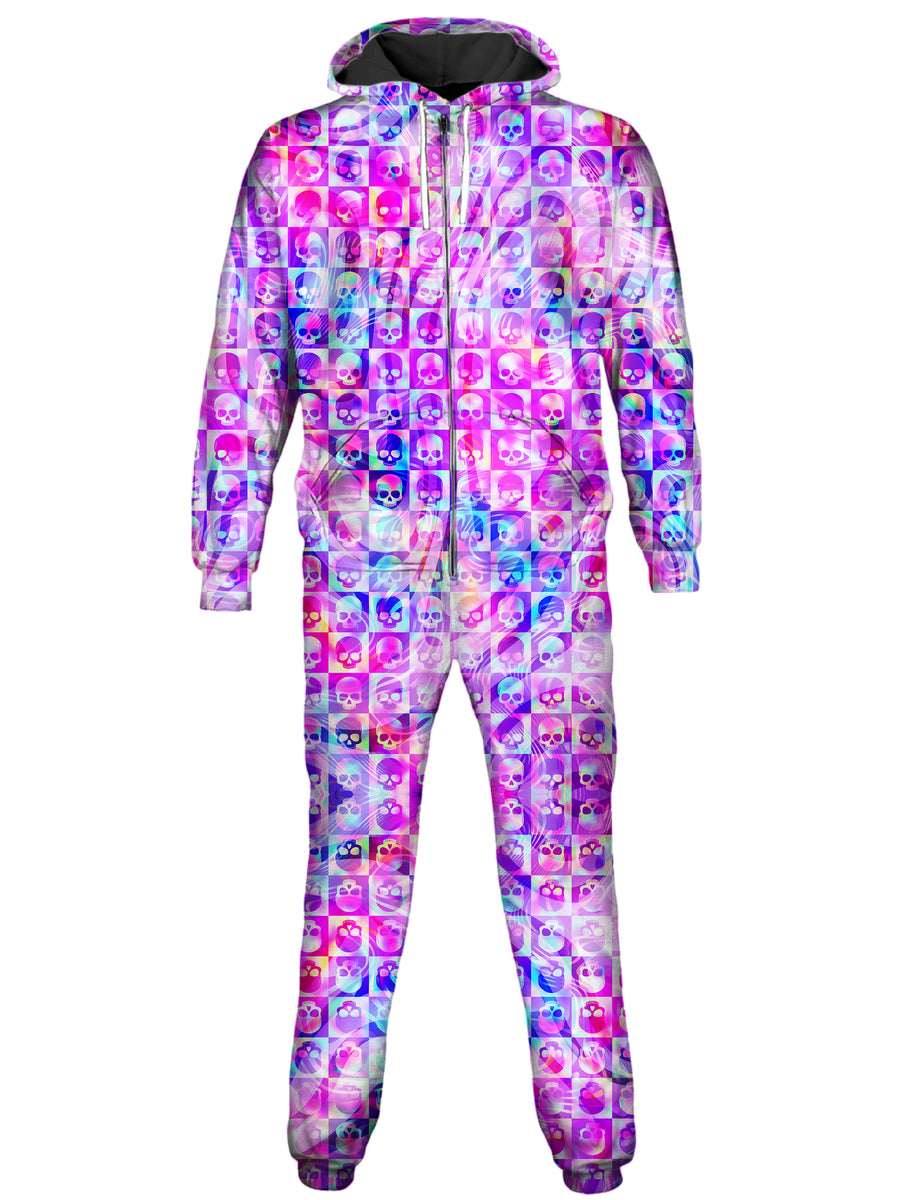 Skull Fam Pink Onesie