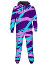 Purple and Blue Rave Abstract Onesie