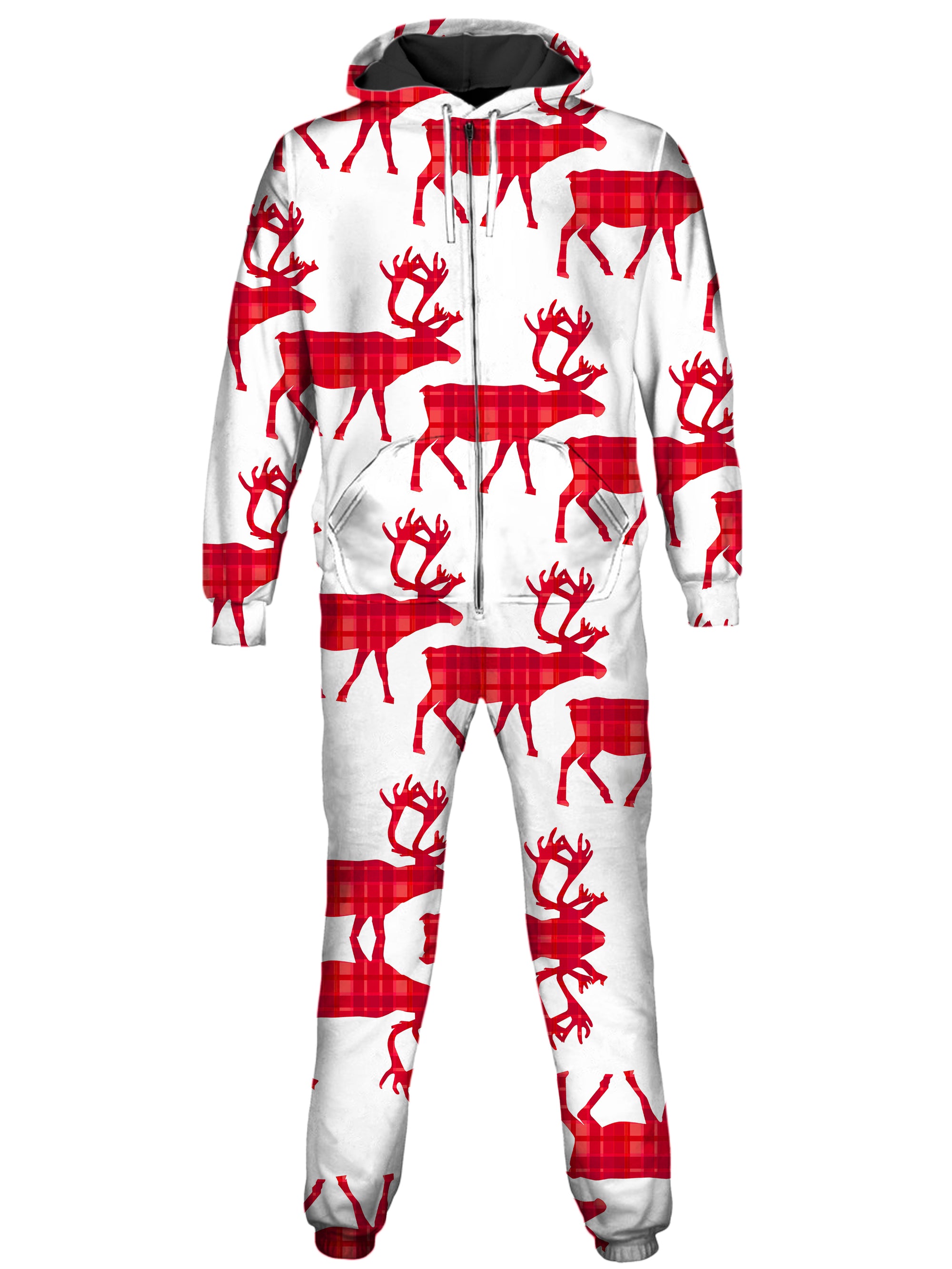 Christmoose Plaid Onesie
