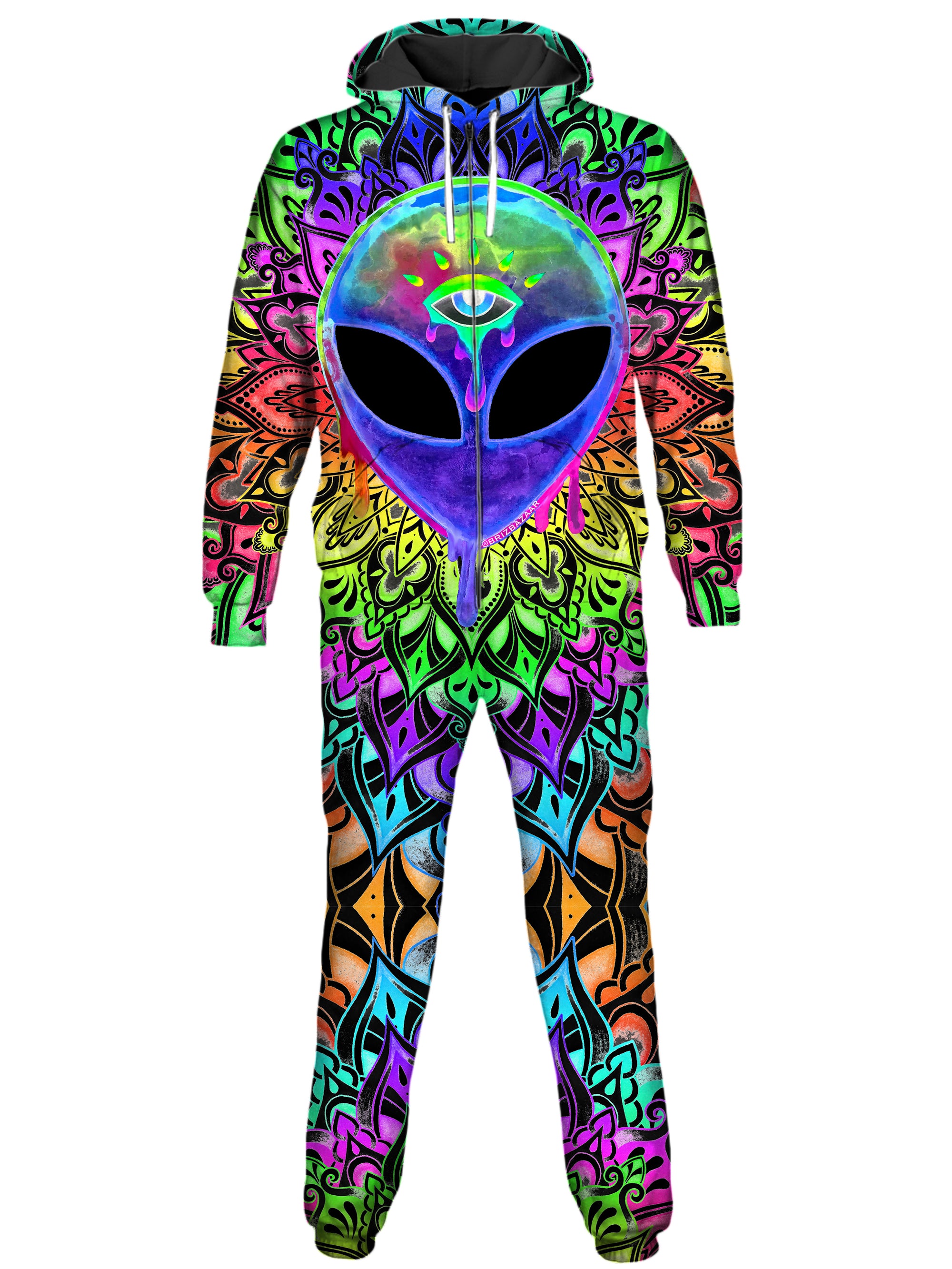 Psy Alien Purple Onesie