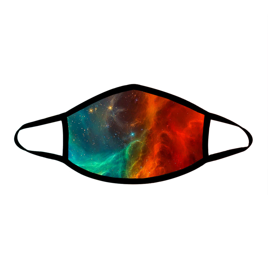 Fire and Ice Galaxy Cloth Face Mask