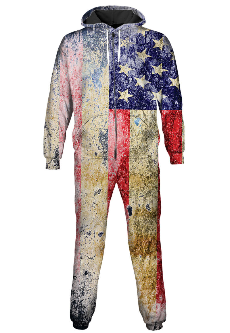 Tattered Flag Onesie