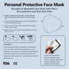 Dream Waves Face Mask With (4) PM 2.5 Carbon Inserts