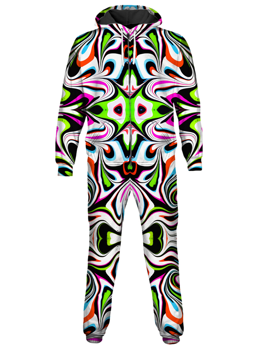 Neon Zebra Portal Onesie