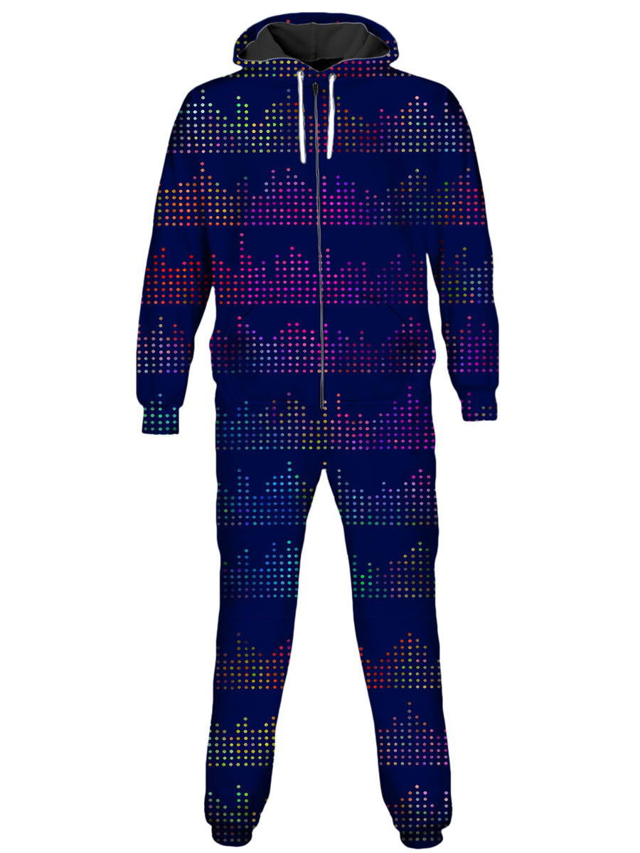 Techno Equalizer Bars Onesie