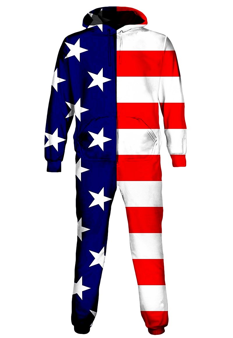 USA Flag Onesie